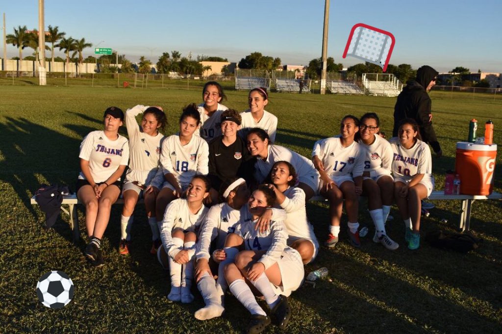 Congrats to the HML soccer ladies for the 8-0 W against rival Hialeah High❕#tbredswho