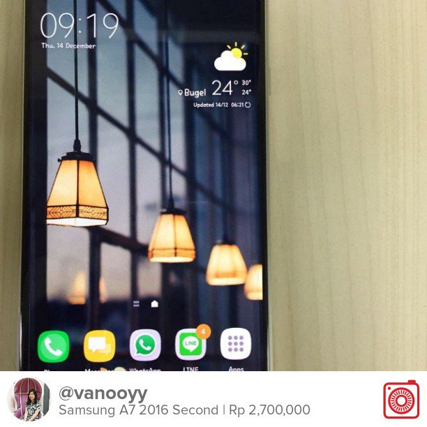 vanooyy's tweet photo. Selling Samsung A7 2016 Second Rp 2,700,000 https://t.co/leEwovuWez #carousell @carousell_id https://t.co/DoZKgrbCWu
