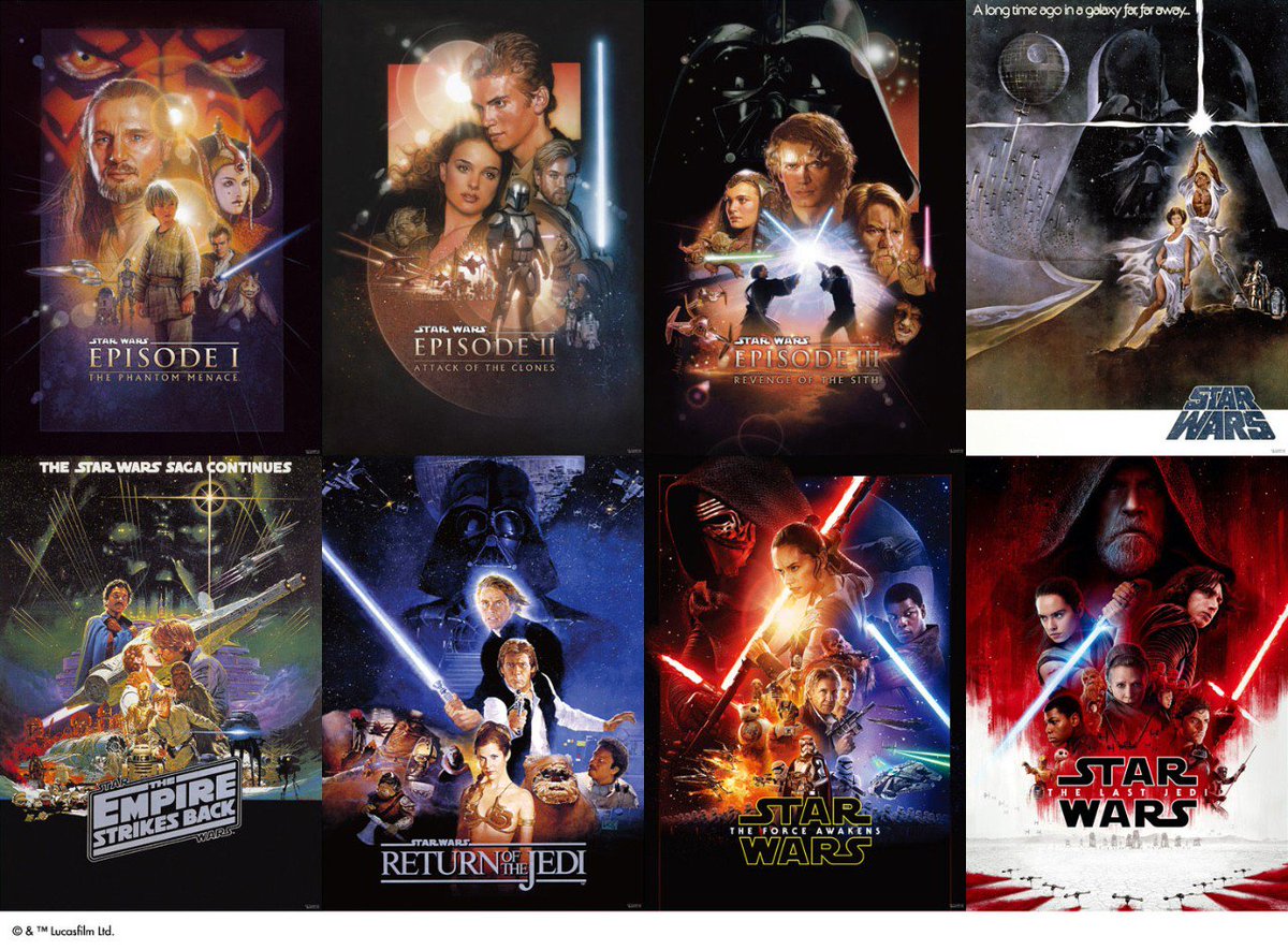 ট ইট র R1 スター ウォーズ 最後のジェダイ 前夜祭特別上映で配布されるポスターについて Tohoシネマズ梅田の回答 A3サイズ 8作品分の丸めていない平らなポスターを１つのビニール袋にまとめている ということなので ポスターを折れずに持ち帰りたい方は