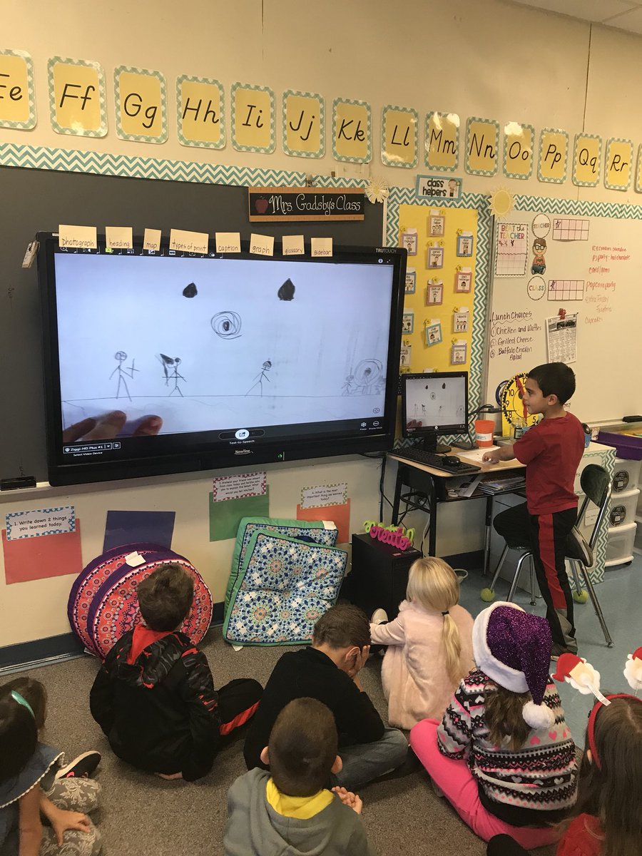 suelbi03's tweet photo. We are excited to use the document camera to share our published writing pieces with our friends. #writersworkshop #2nd grade #lehsd https://t.co/GwYsRZGXZp