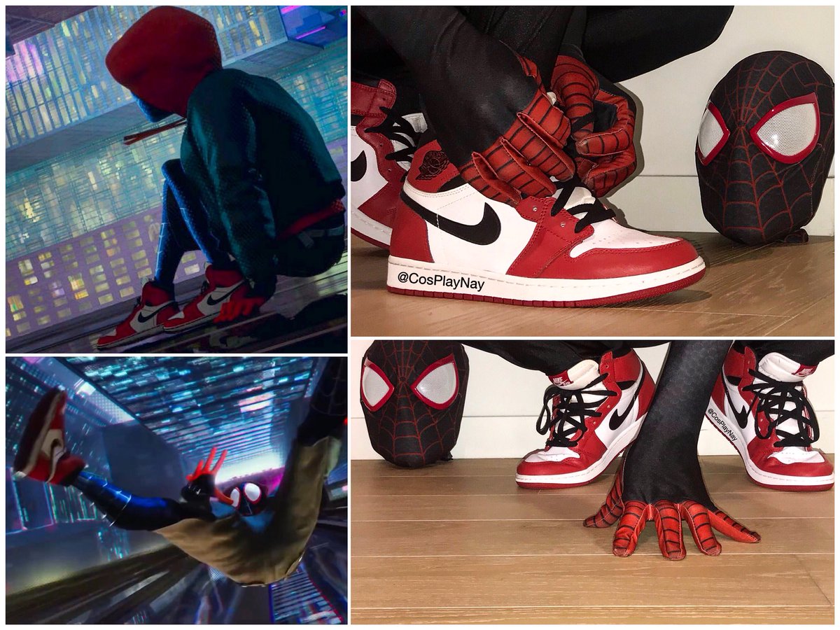 Spider Man Into The Spider Verse Miles Morales Shoes