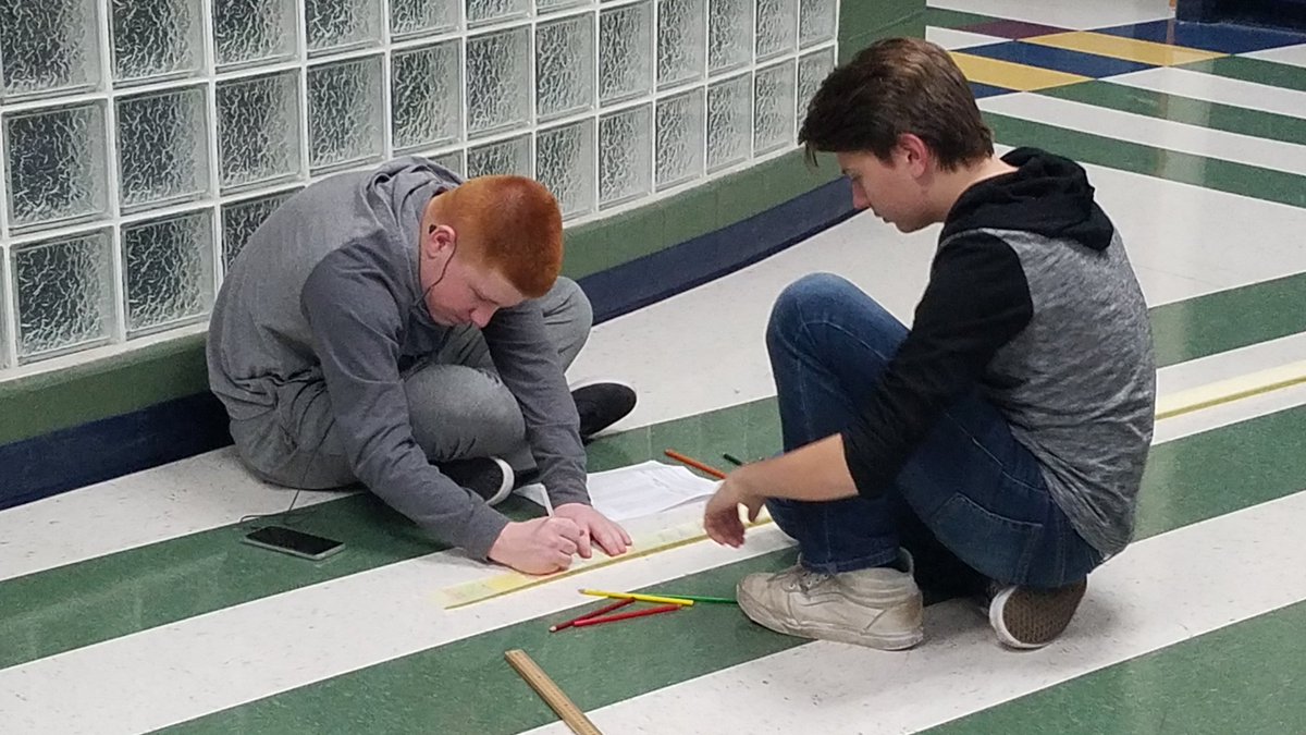 mshagenscience's tweet photo. 8th graders using their metric measurement skills to create geologic time scales in science! #bhmslearns #BHWarriorPride #llawarrior https://t.co/RVAm7Z9mmK