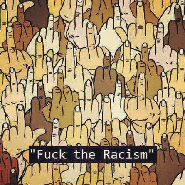 Sledger_Don's tweet photo. #Racism is NOT in my #vocabulary. All of us are #humanbeings and we breathe in the same #air. #NoSegregation #ShitThat #OneLove https://t.co/hyjPXlwr2t