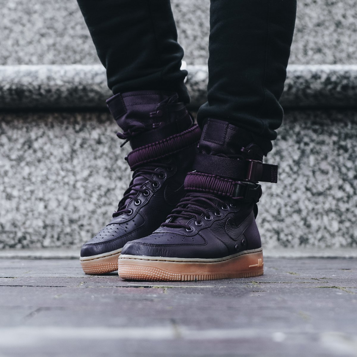 sf air force 1 burgundy