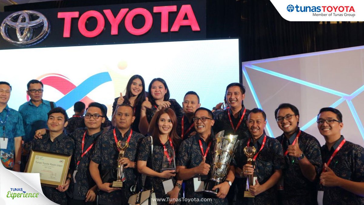 Selamat atas kemenangan Tunas Toyota Radin Inten sebagai Juara 1 National Winner 2017 dalam Ajang National Kaizen &amp; Innovation Marathon 2017. Semoga dapat terus berprestasi dalam event- event selanjutnya #TunasExperience