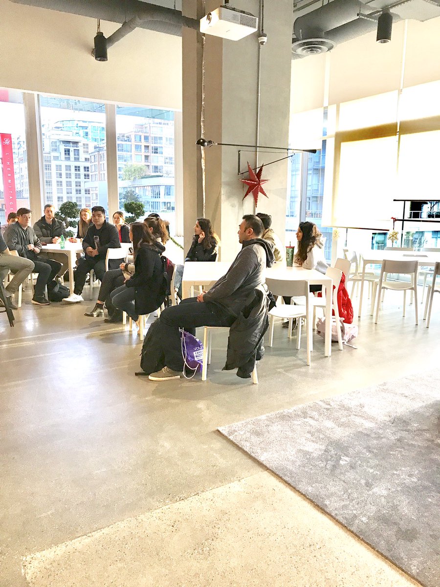 We ❤️ when <a href="/REDAcademy/">RED Academy</a> comes to hang out! #LifeAtBench #YVRtech
