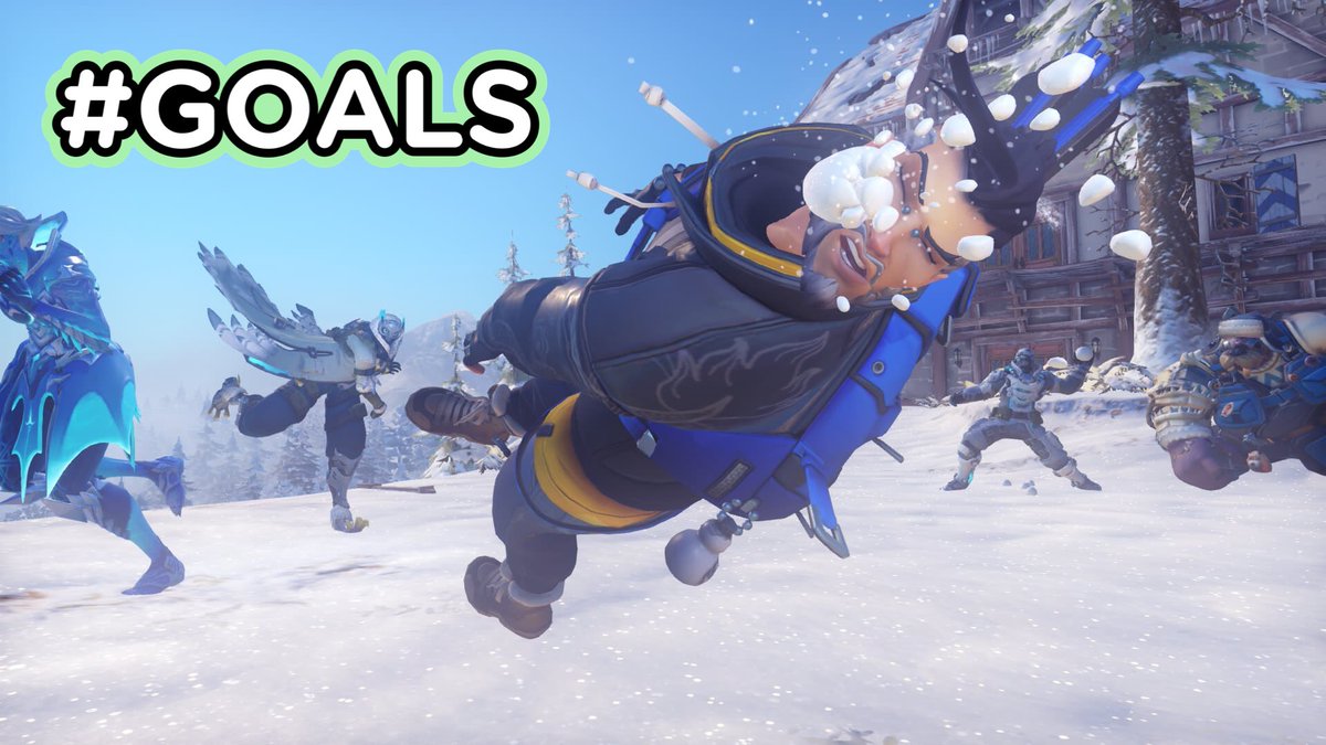 TokkiTTV's tweet photo. Hands down the best thing to come out of this Overwatch winter event. #AnaGoals #SupportMainGoals https://t.co/9edJlrYvgA