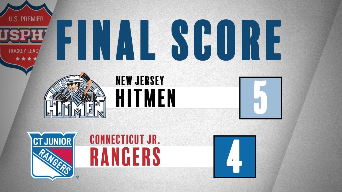 We had a wild one from Connecticut as the Hitmen top the Rangers in a high-scoring thriller. 

📊BOX SCORE → bit.ly/2o2LPj5