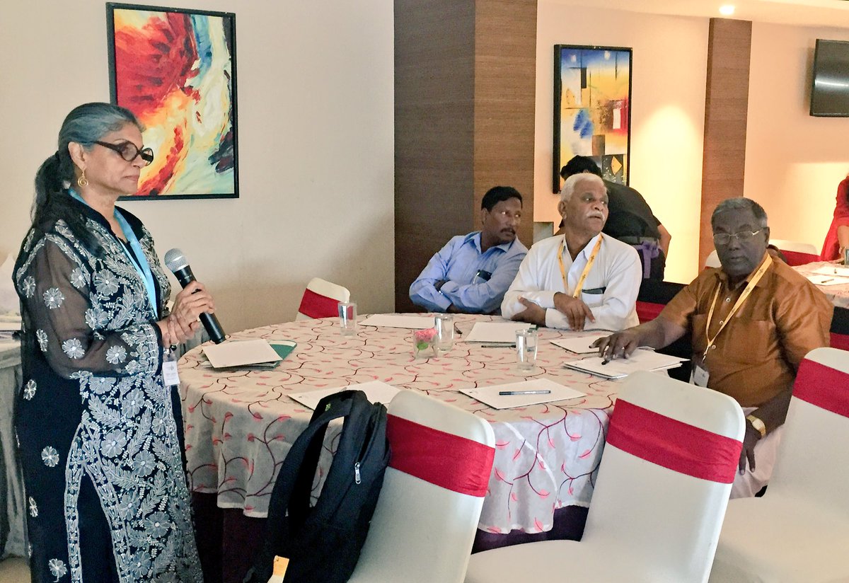 GirlRisingIndia's tweet photo. @Indranis_Light starts #Day4 of our workshops on Effective Communication Strategies to Counter #GenderBasedViolence by asking participants what they took away from the field visit to @Ability_Aids. #NoSilenceAboutViolence #CommsAgainstGBV https://t.co/lSTNujYc1b