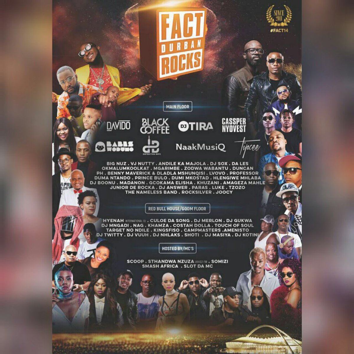 Washa!!! Come to the 14th Fact Durban Rocks. The bulls will be on the Red Bull stage. Washa mlilo 🔥🔥🔥🔥🔥 ca ca ca ca ca ca