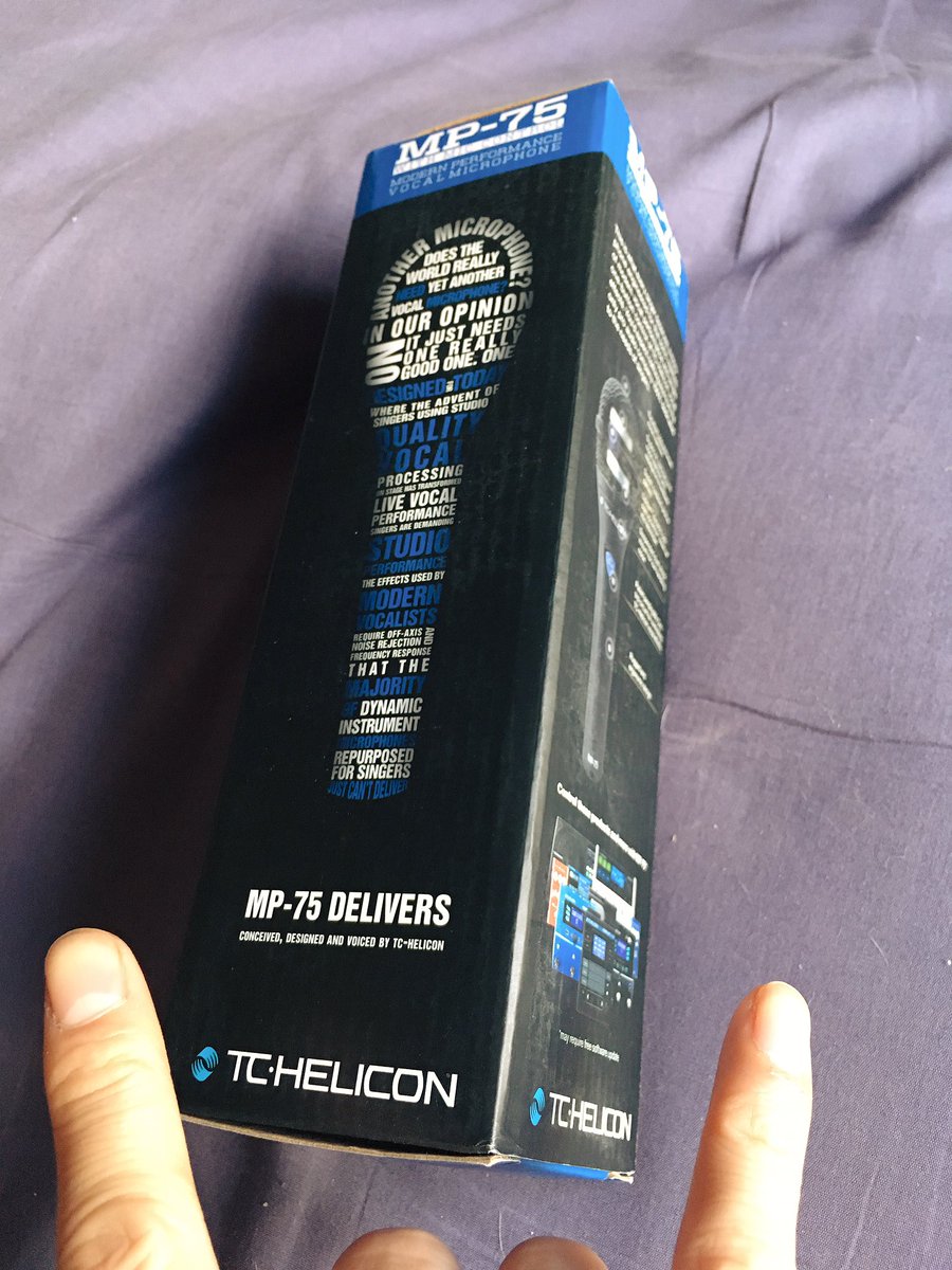 KtaiJion_Jitou's tweet photo. 新しい相棒が届いた♪

これからよろしく〜‼︎ψ(｀∇´)ψ
#TCHelicon #MP75 #ジャケがオシャレ https://t.co/sQkdTqQ1OM