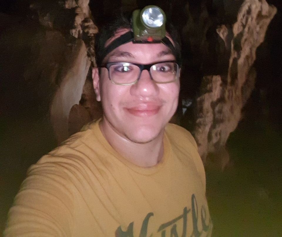 TheLPQ's tweet photo. Our own @TamimKash doing some real life Spelunky-ing. And like Spelunky, one misstep will lead to permadeath. https://t.co/I29qgeMeKc