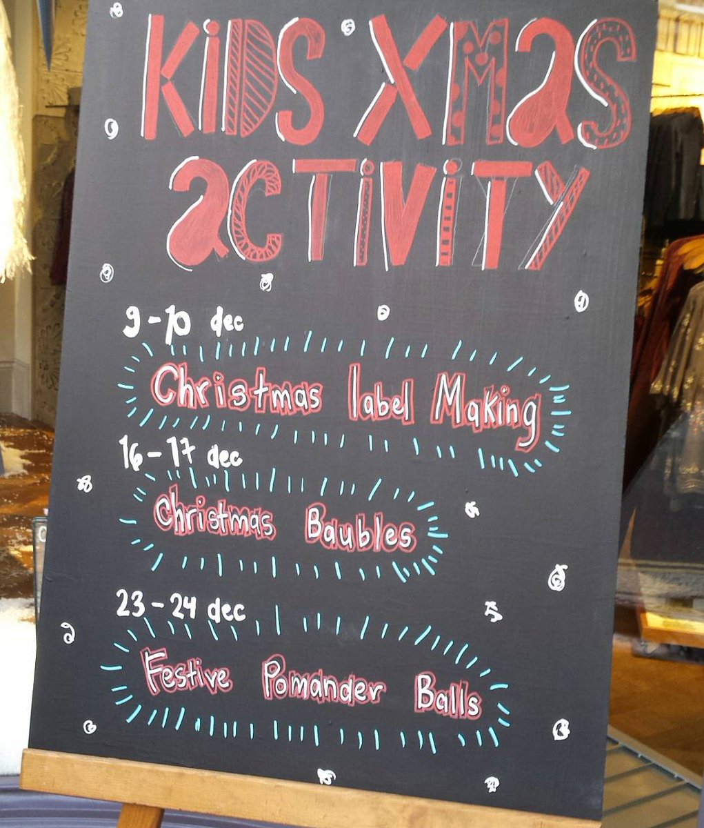 be_nips's tweet photo. Did you know @WhiteStuffUK in #Bath has a tea rooms which they let creatives use? @Bathholistic is running a massage session on the 19th Dec - go along and relax! Kids can take part in art activities for free all week and weekend too. Sweet. https://t.co/g3Ow2zKPaM