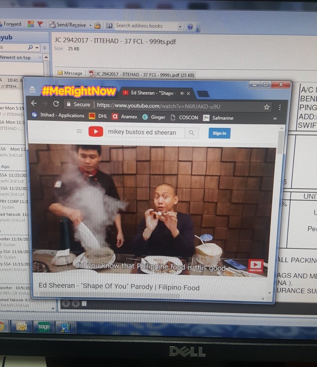 cherry_meme's tweet photo. Nagutom ako. 🙊🙈
Missing Filipino foods. Sinugba. Kinilaw. Balut. Lechon Kawali. Chorizo. Pork sisig. Ahaaay. 🙈
#MultiTaskingBeLike
@MikeyBustos more parodies please. 😊 https://t.co/xhsBihN7B6