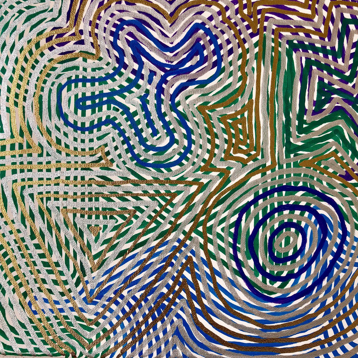 OmniaSolArt's tweet photo. #slideinmydm if you want to #commission a #oneofakind #painting . #opart #kineticart #lineart #moire #moiré #moirepattern #moirepatterns #patternart #abstractart #automaticdrawing #automaticpainting #abstractexpressionism #artistoninstagram #trippy #psychedelic #psychedelicart https://t.co/8ZKRNV5rk7