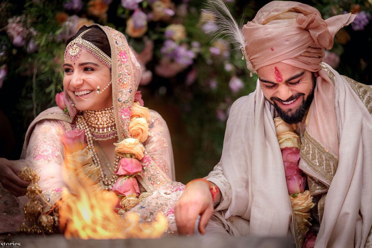 editors_india's tweet photo. Congratulations and best wishes to the just married @imVkohli and @AnushkaSharma. You both look wonderful together. #Virushka https://t.co/izdPH87Jmk