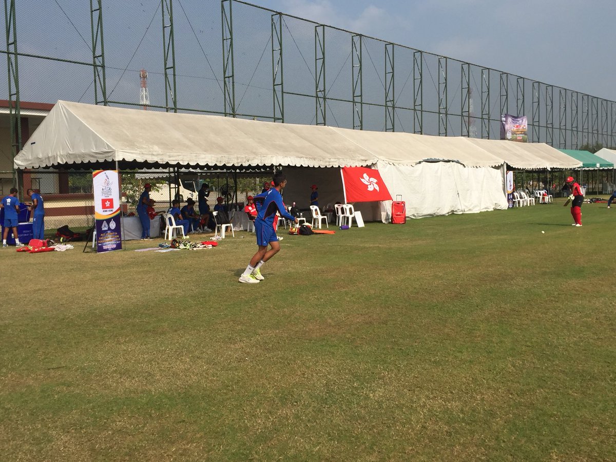 Anne_Challu's tweet photo. 2nd match about to start HK vs Nepal - ACC East Asia U16. Cmon Hongkong https://t.co/crFEfaISIU