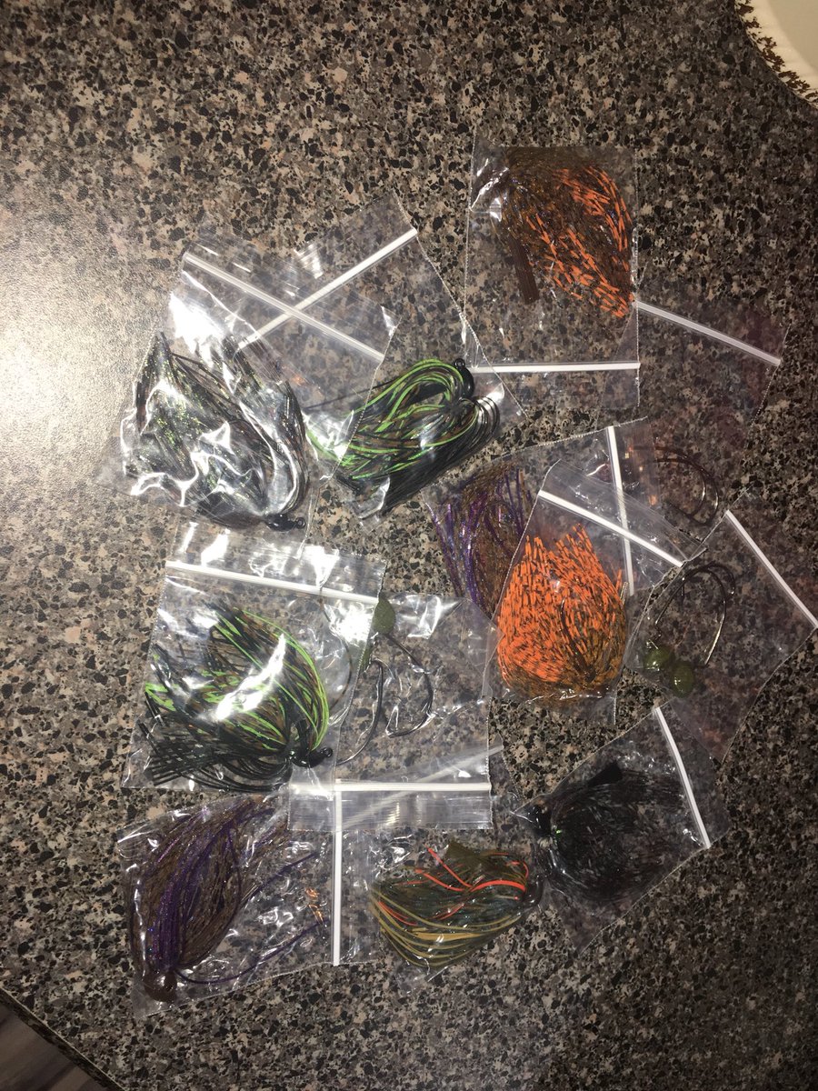 It’s like Christmas opening a pack of @bayoubugjigs! #jigs #TeamBBJ #fishing #bass #bassfishing #fish #outdoors #bestjigs #texas #lakes #usa