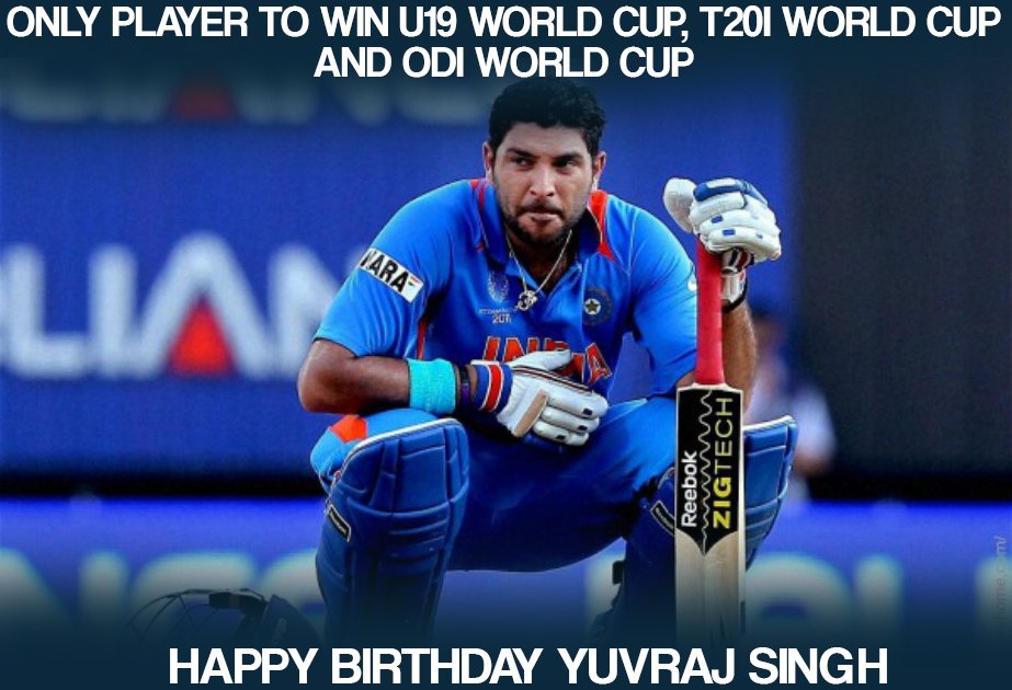 Yuvraj Singh turns 36 today. Let\s wish him a very Happy Birthday. 