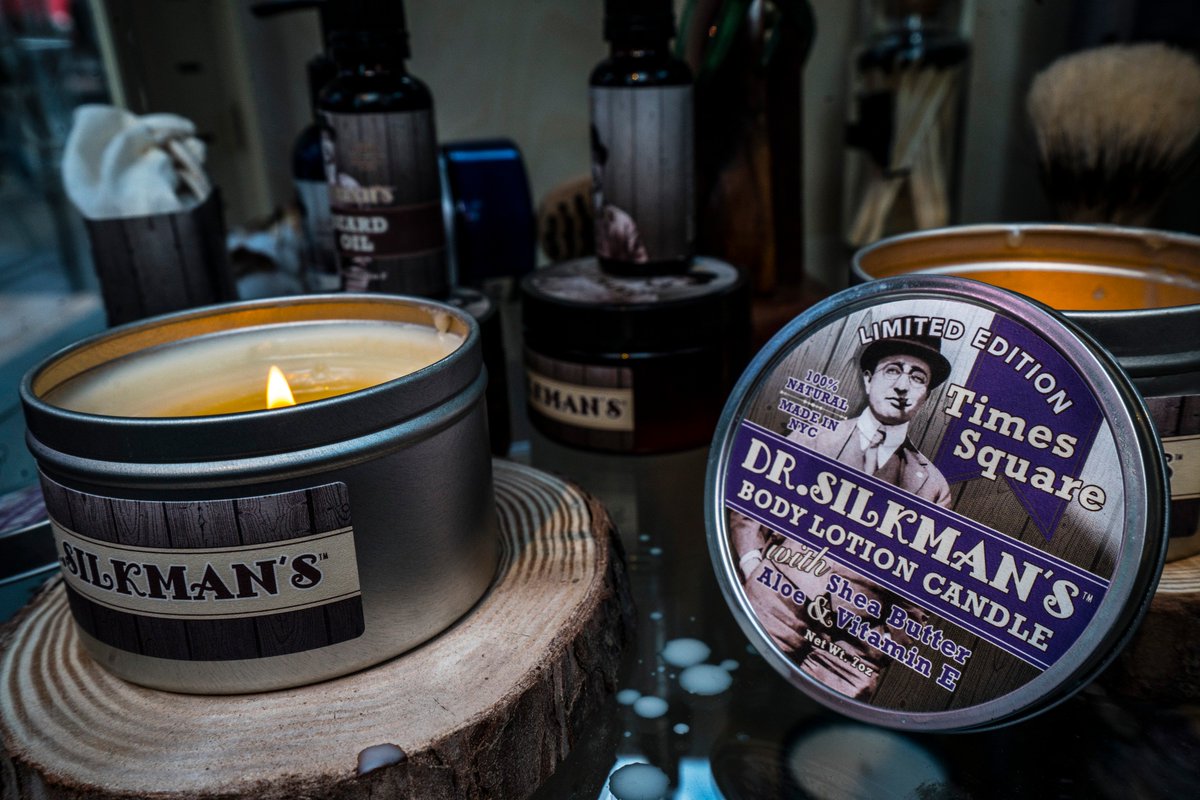 TimesSquareNYC's tweet photo. Looking to support local NYC businesses while holiday shopping? Check out 16 #NYC vendors under one roof at GIFTED in #TimesSquare, including Dr. Silkmans - handmade body lotion candles & men's skincare products from the Bronx! #shopUrban #12DaysofGIFTED https://t.co/mpPNQQva26