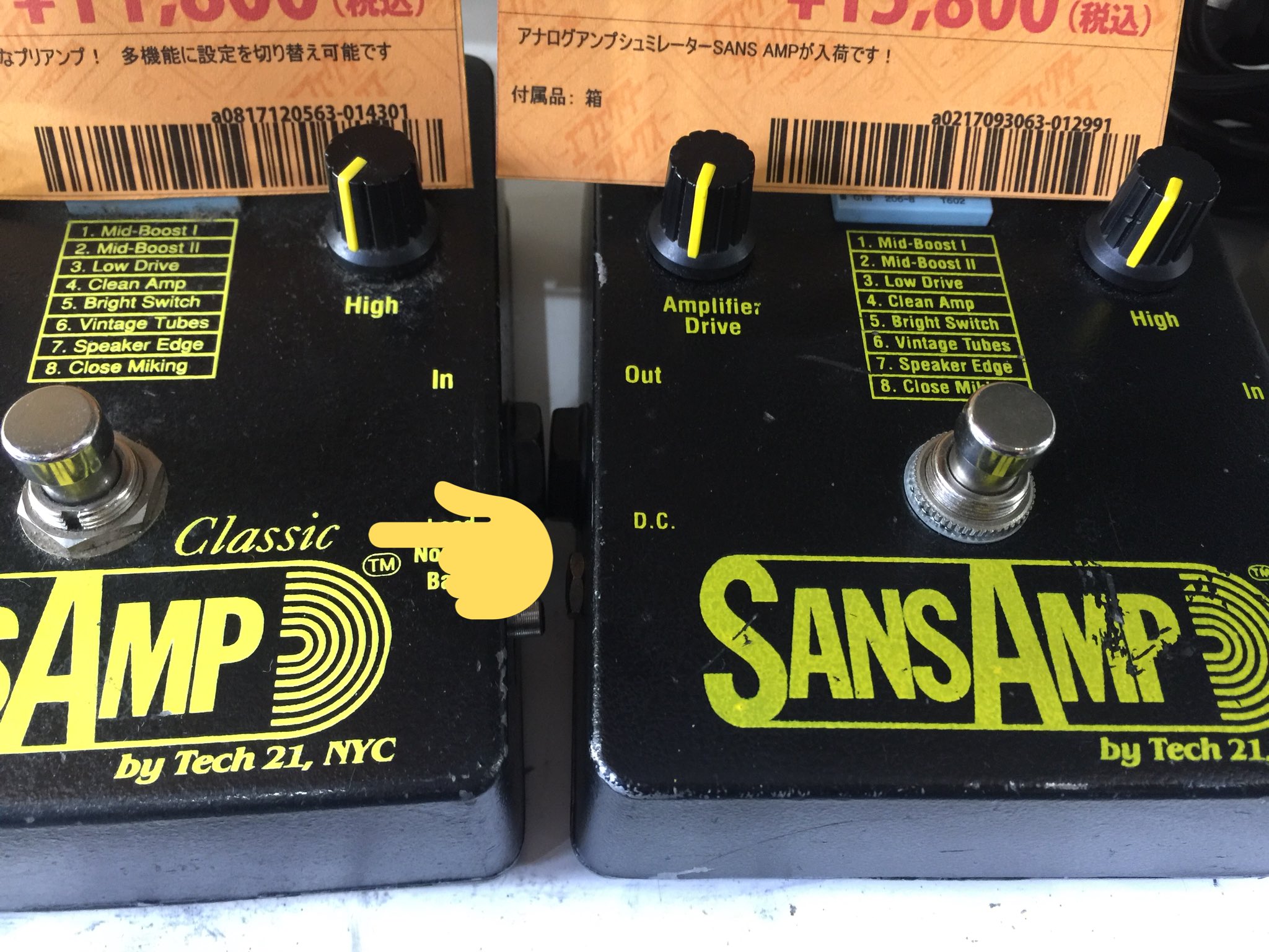 TECH21 SansAmp Classic サンズアンプ クラシック+