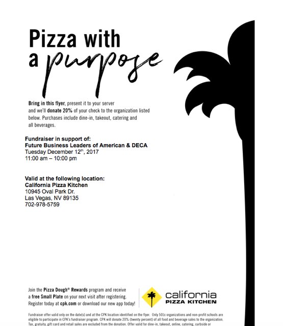 WCTA_DECA's tweet photo. Don’t forget that we are hosting a California Pizza Kitchen fundraiser tomorrow! Please go and support by eating and showing this flyer! https://t.co/BcjgEBznun