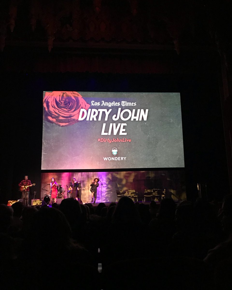 lolosen's tweet photo. Very full house for #DirtyJohnLive @WonderyMedia  @latimes https://t.co/QjWBj9WGXM