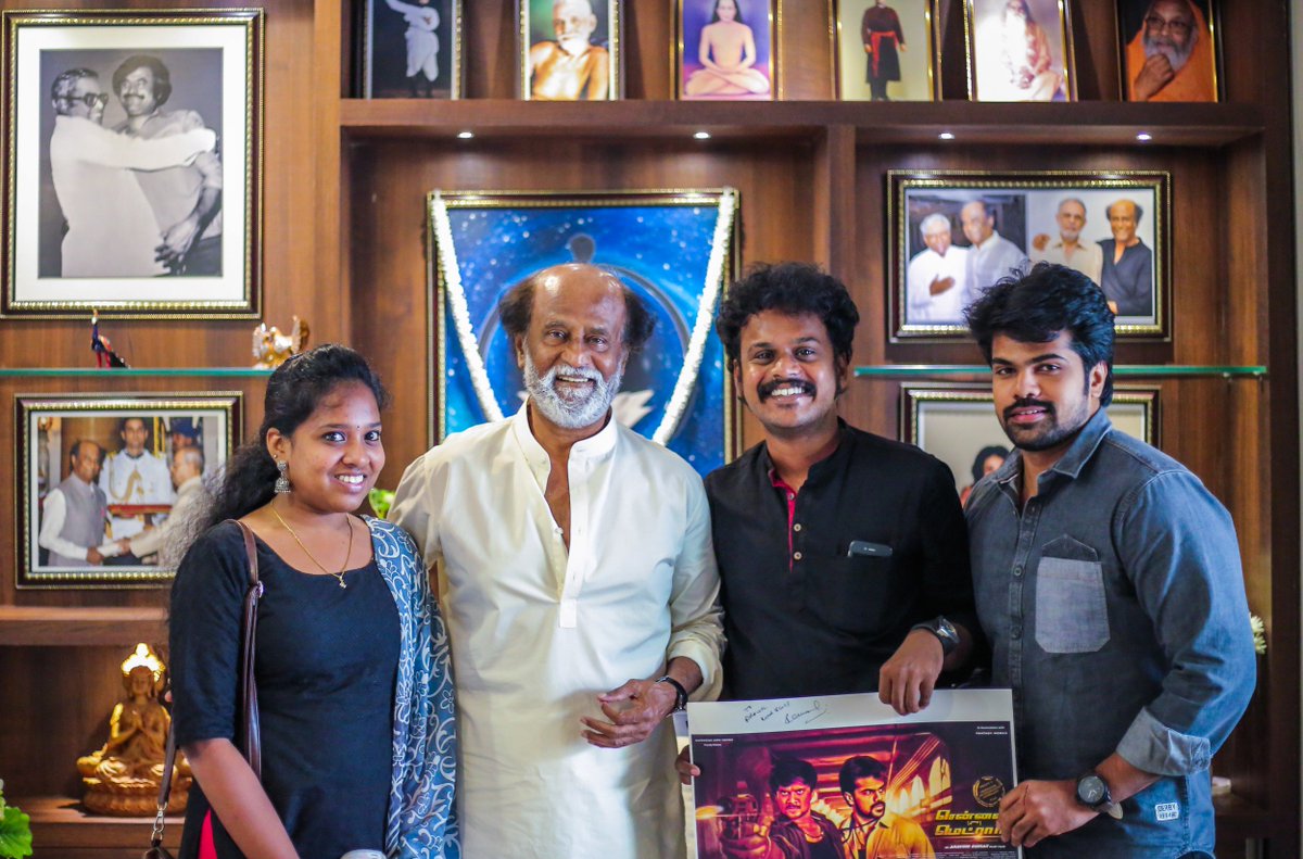 #Superstar #Rajinikanth praised the #ChennaiEngiraMadras trailer. A pilot film. 
Read here: v2cinemas.com/new/superstar-…

#HBDSuperStarRajinikanth #HBDThalaivaa #HBDThalaivaa