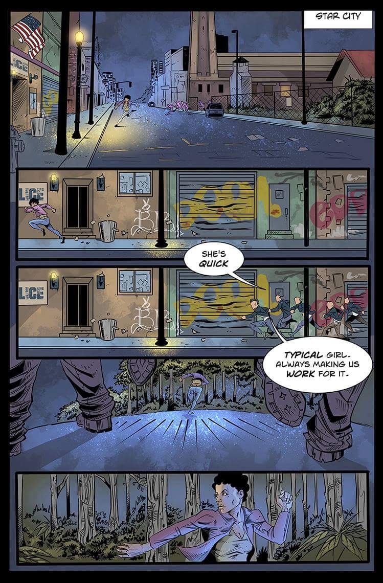 JaviLaparra's tweet photo. I really had fun working on this 4 pages(1 is a 2 page spread) based on a #Greenarrow story written by #jtkrul this are for sequential portfolio, added the text just for fun(sorry not an expert on that lol) pencil,inks & color: Me #dccomics #sequentialpages #makingcomics https://t.co/1KZZoRfjTD