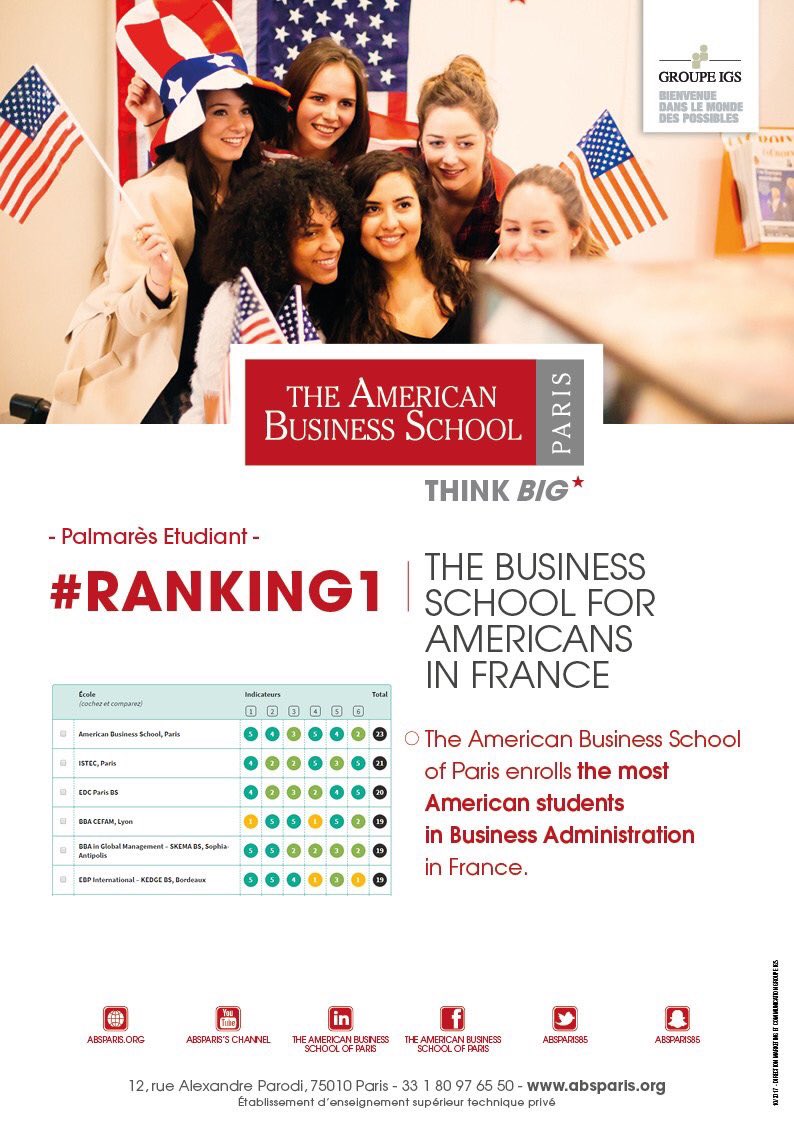 Recognized Programs American Business School Of Paris