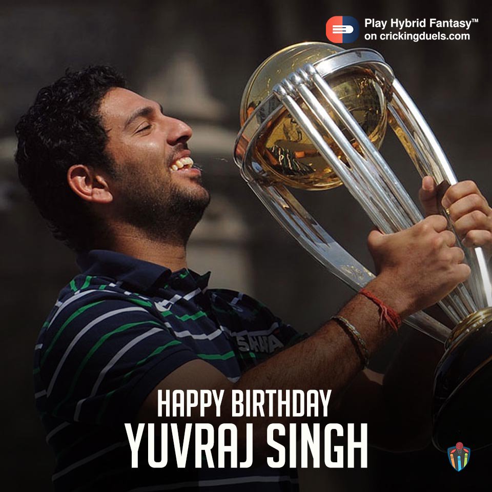 Happy birthday to the fighter, Yuvraj Singh! 