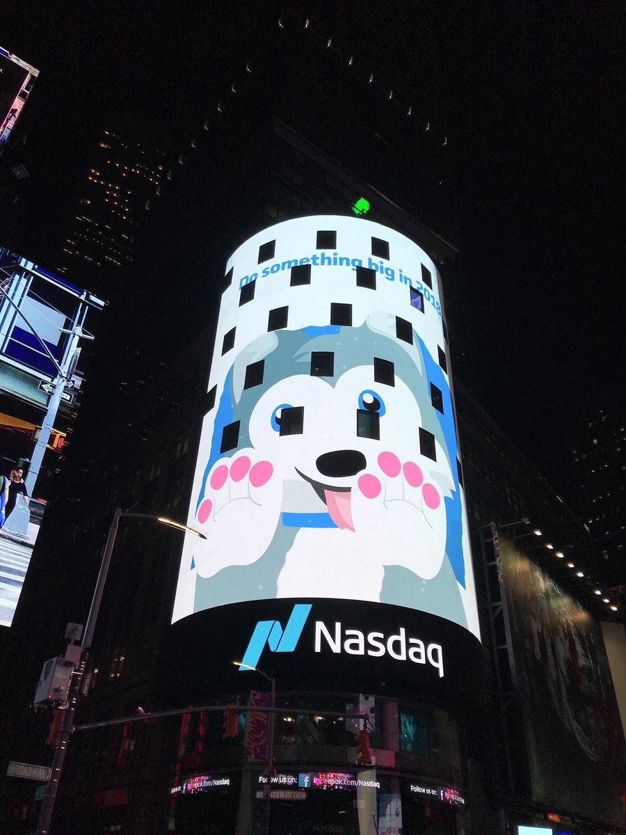 mcannonbrookes's tweet photo. Pretty mind blowing 10 months with @trello as an awesome part of the @Atlassian family. Do something big in 2018 is right. Let’s start with these ads in Times Square! 👊🏻🗽 https://t.co/zLh50GpjM4