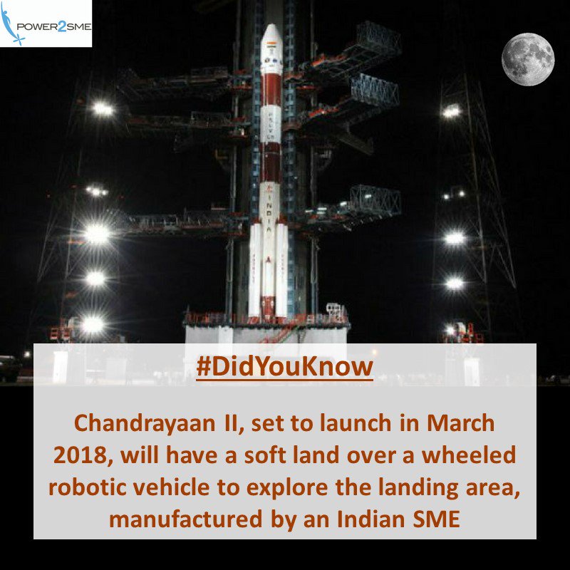 power2sme's tweet photo. 3 days to go! #spiritofmanufacturing
#DidYouKnow #SMEKhabar #IndianSME #SMEGrowth #Indianstartups #IndianEntrepreneur #MSME #chandrayaan #ISRO #roboticvehicle #robotics #makeinindia @isro @minmsme @makeinindia @minmsme #TuesdayThoughts https://t.co/qHOiI4ggkt