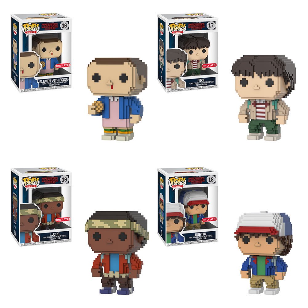 8 bit stranger things funko pop