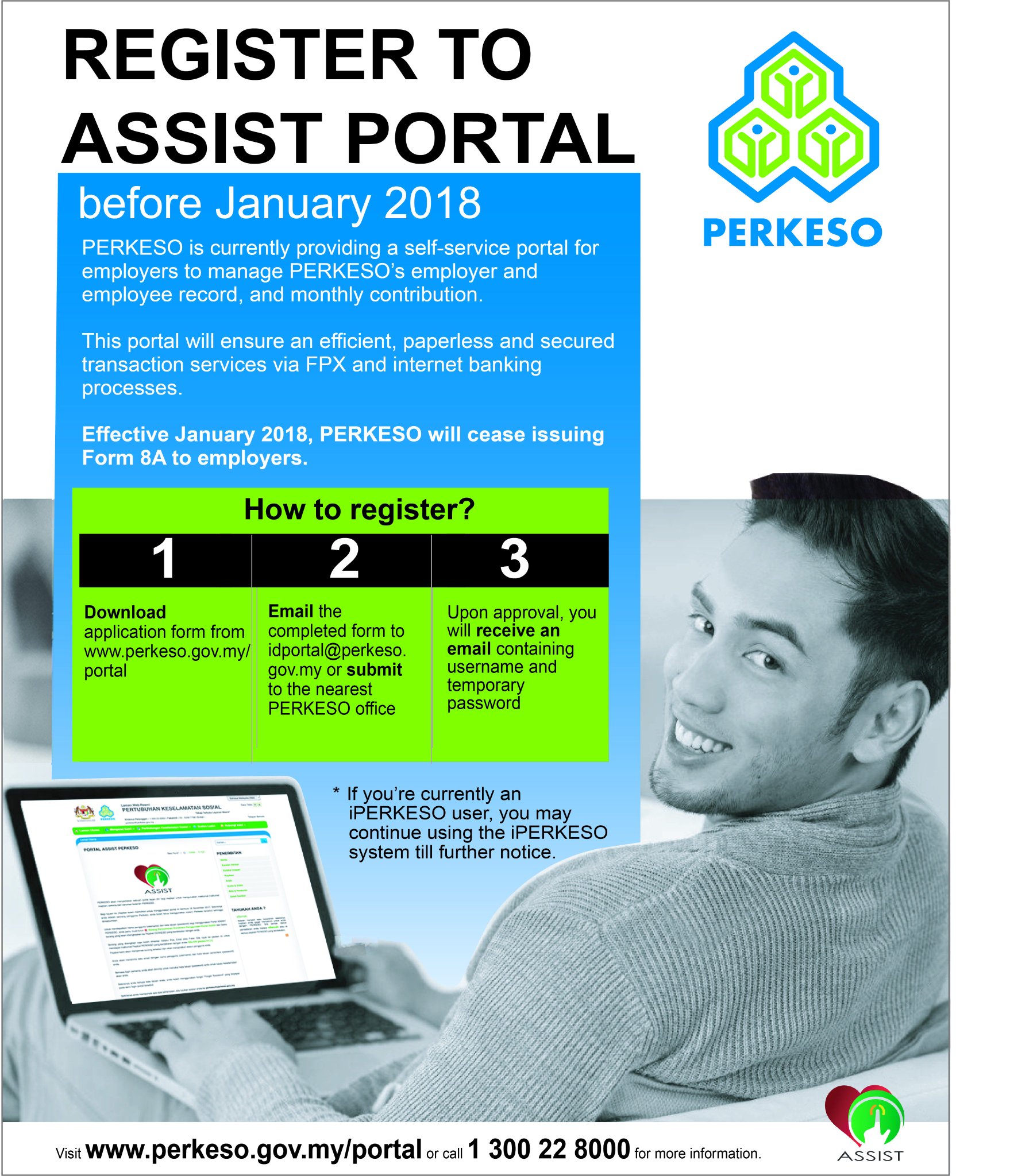 Perkeso Assist Sign Up : Perkeso assist portal user guide , 8 step