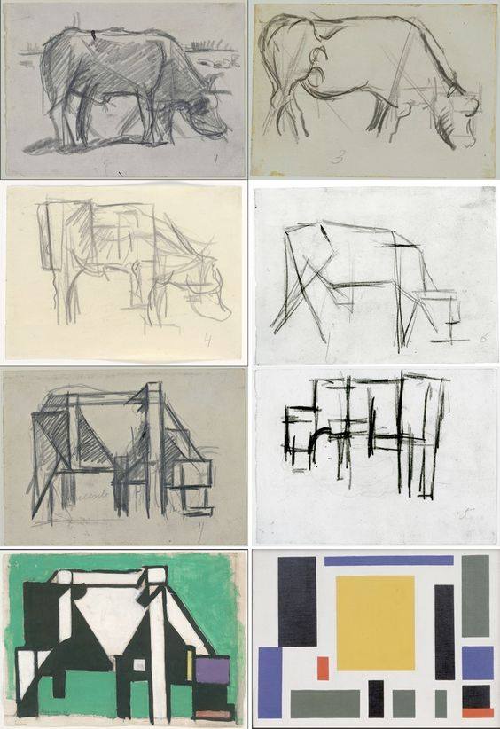 komikaze5001's tweet image. Theo van Doesburg: Compositions (The Cow) 1917 - 1918
#howto #creationprocess