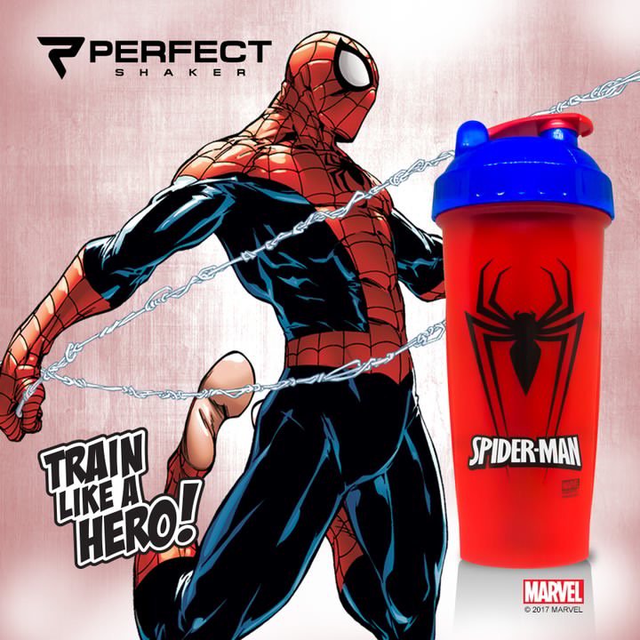 Shaker Shop on X: #SpiderMan #Protein shaker bottles now in stock