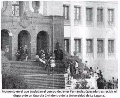 SSP_Canarias's tweet photo. A 40 años de su asesinato, seguimos clamando: "Javier Fernández Quesada,  ni olvido ni perdón". No aceptamos la impunidad ante los crímenes de la  dictadura y los de una transición nada modélica. #FascismoNuncaMas. https://t.co/zANHFXeBj2