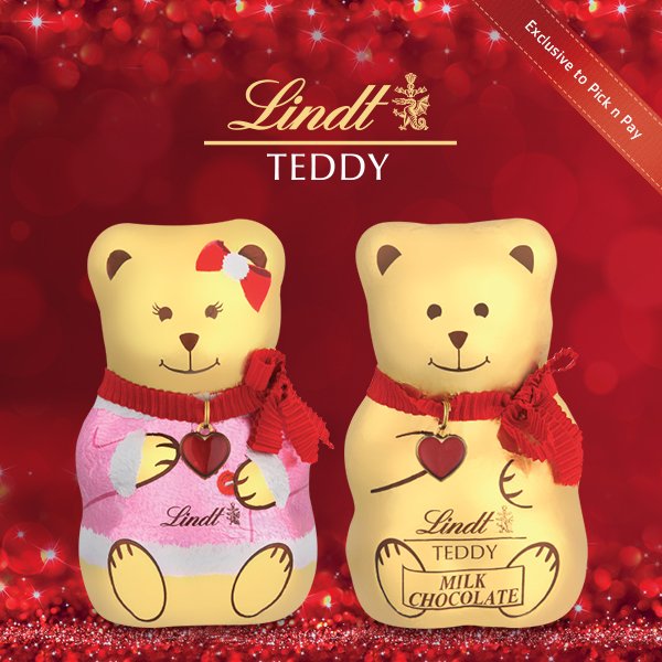 personalised lindt teddy