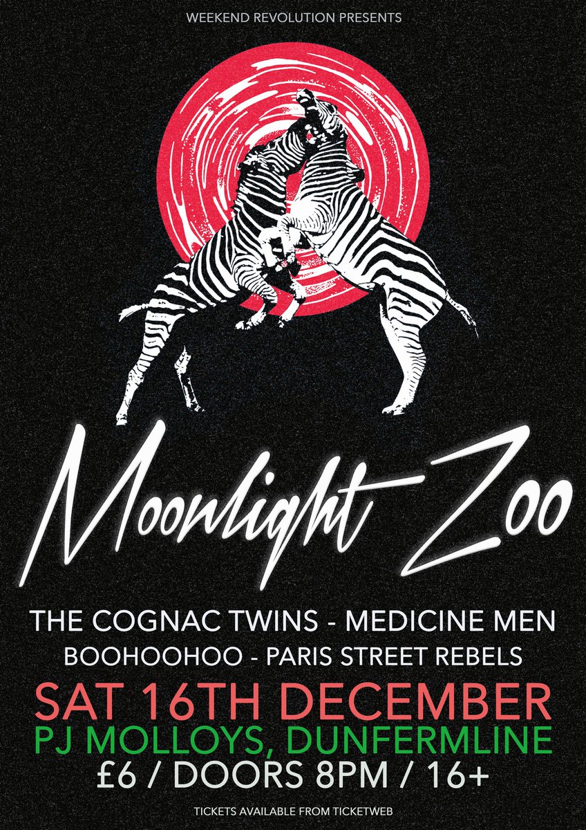 PJ Molloys (@pjmolloys) on Twitter photo <a href="/_MoonlightZoo/">Moonlight Zoo 🦓</a> Xmas Party on Saturday night with @medicinemenband / <a href="/thecognactwins/">The Cognac Twins</a> / <a href="/boohoohooband/">BooHooHoo</a> / @parisstreetrebels <a href="/_MoonlightZoo/">Moonlight Zoo 🦓</a> Xmas Party on Saturday night with @medicinemenband / <a href="/thecognactwins/">The Cognac Twins</a> / <a href="/boohoohooband/">BooHooHoo</a> / @parisstreetrebels