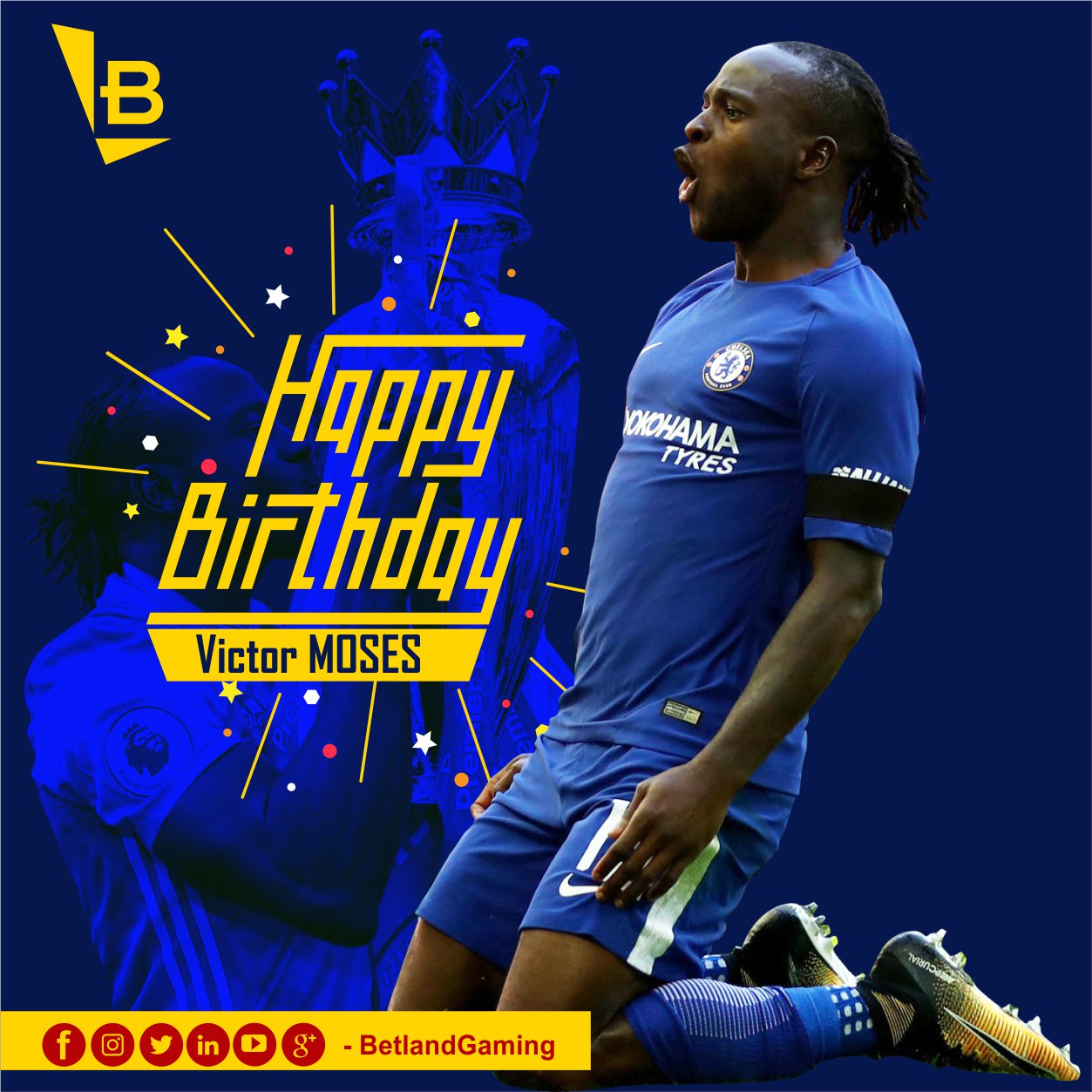 Happy 27th Birthday, Victor Moses. 