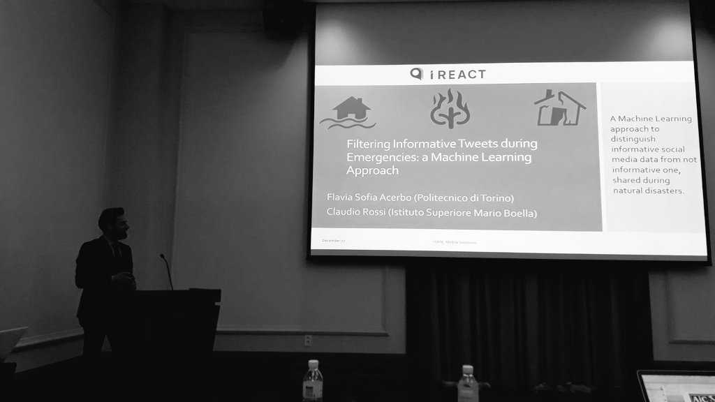 Resonance82's tweet photo. Interesting reseach at The First Workshop on ICT Tools for #Emergency  #Networks and #disaster #Relief organized by @IREACT_EU @IsmbOnweb @PoliTOnews. #positioning #socialmedia #uav #IoT #resilience #5G #D2D #SmartCities  @TheOfficialACM CoNext2017 https://t.co/GtBqfCNTM0