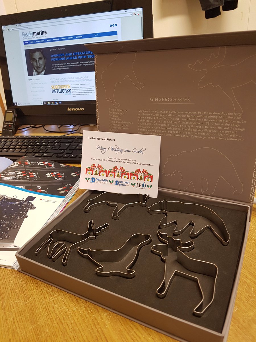 InsideMarine's tweet image. @DellnerBrakes @LE16Comms Many thanks for the cookie cutters! Rest assured the ginger cookie recipe and the shapes will be put to good use over the festive period!