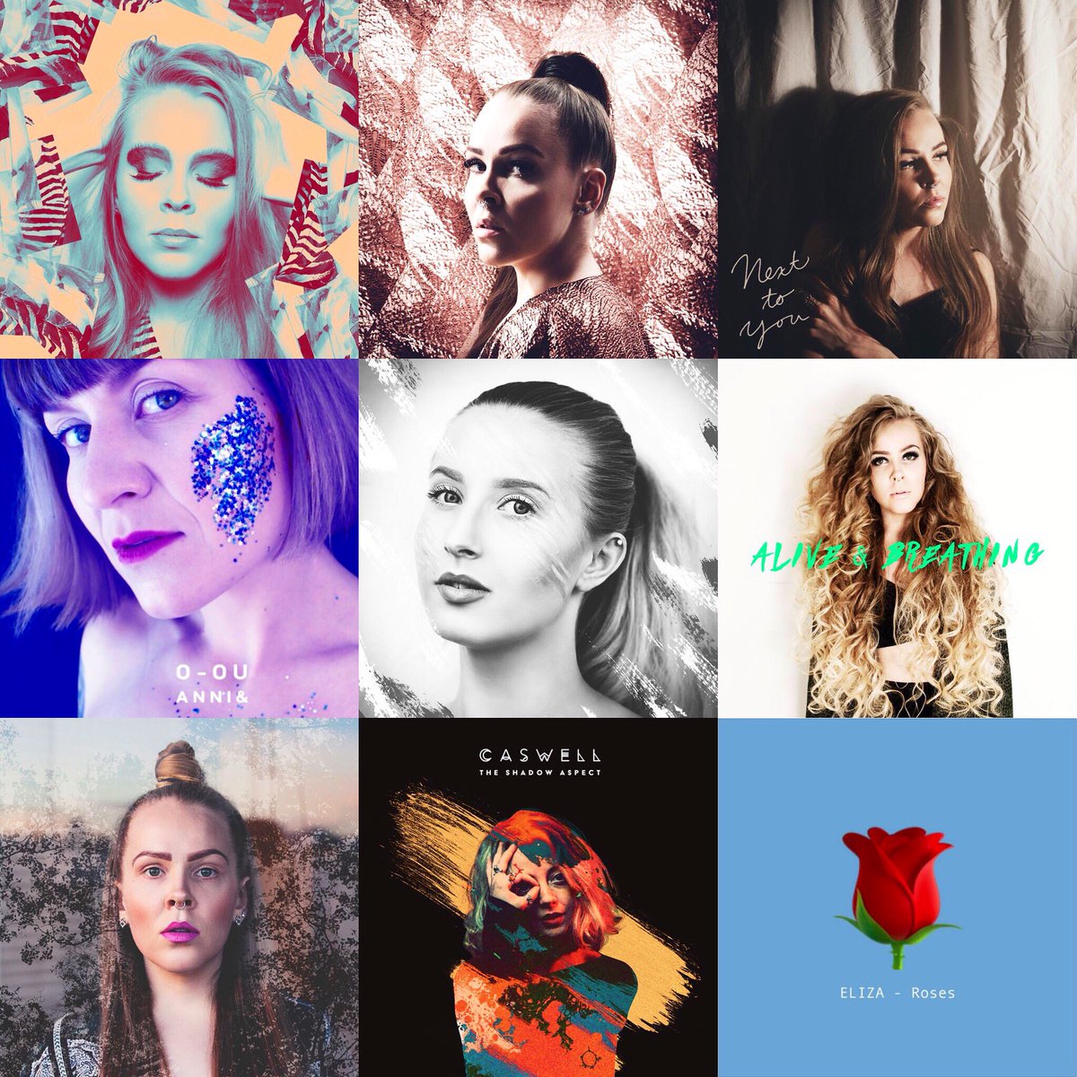 A handful of tracks I have had the honour of working on in 2017! Let’s see what next year has in store... #MusicMonday #MusicHourUK