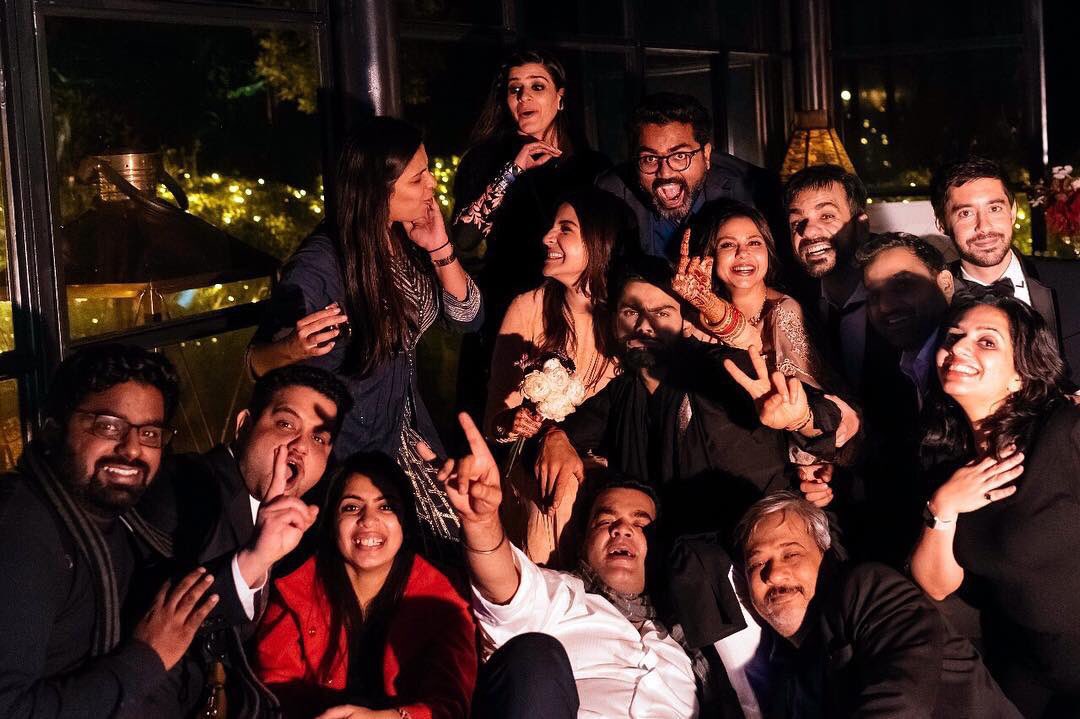  @AnushkaSharma &  @imVkohli with family & friends during their after wedding celebrations   #Virushka  #VirushkaWEDDING