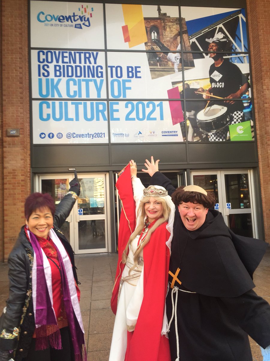 DeepFactFriar's tweet photo. @Tourism_Show @Coventry2021 has won the bid to become #UKCityofCulture2021 #ThisIsCoventry @GodivaTrust &amp; @DeepFactFriar https://t.co/p4xj72u9i0