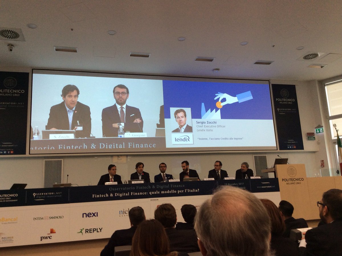 lucabattanta's tweet photo. Ottimo che esistano realtà come credimi e lendix che provano a compensare le inefficienze delle banche sui prestiti alle pmi e alle start up! #OFD17 https://t.co/MsT3wWkCsg