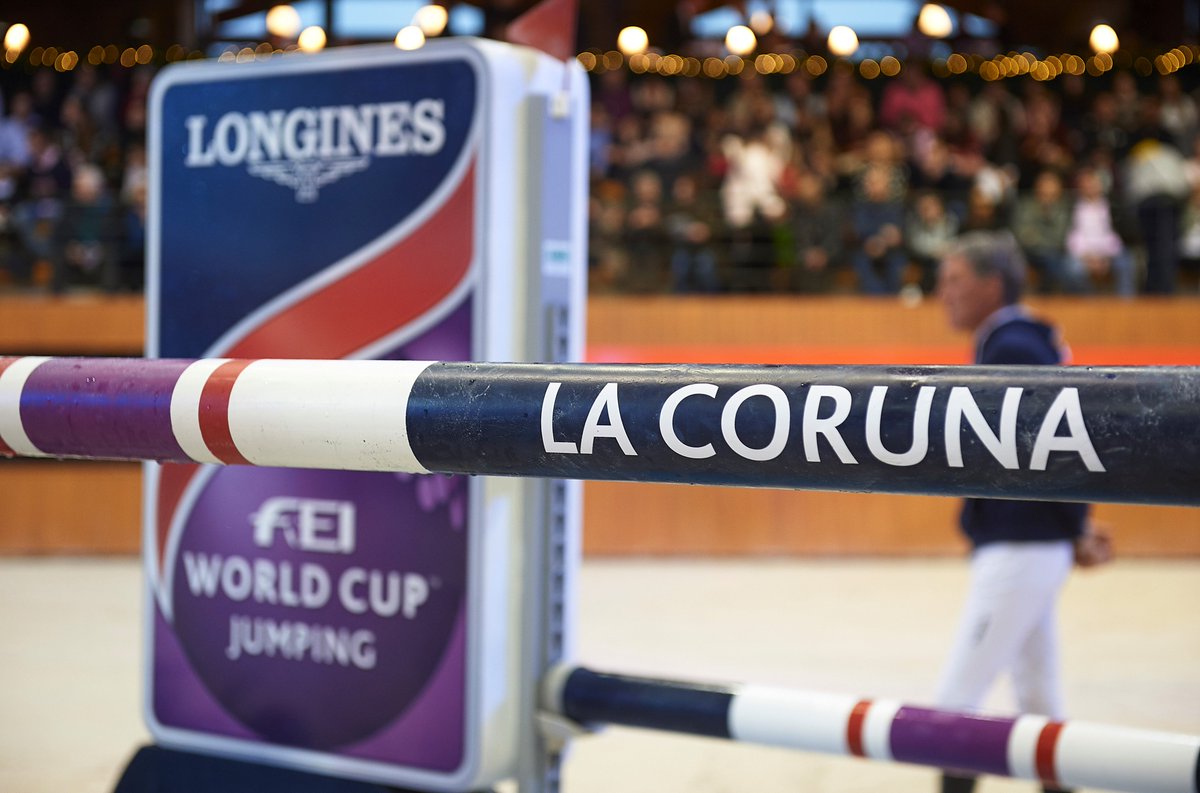 #Eurosport broadcasts today the Longines FEI World Cup GP - #CaixaBank Trophy at  6:30pm 😉> ow.ly/qTG530haEU6 #CSICasasNovas #CSICasasNovas  #Coruña #Equestrian #horses #ShowJumping