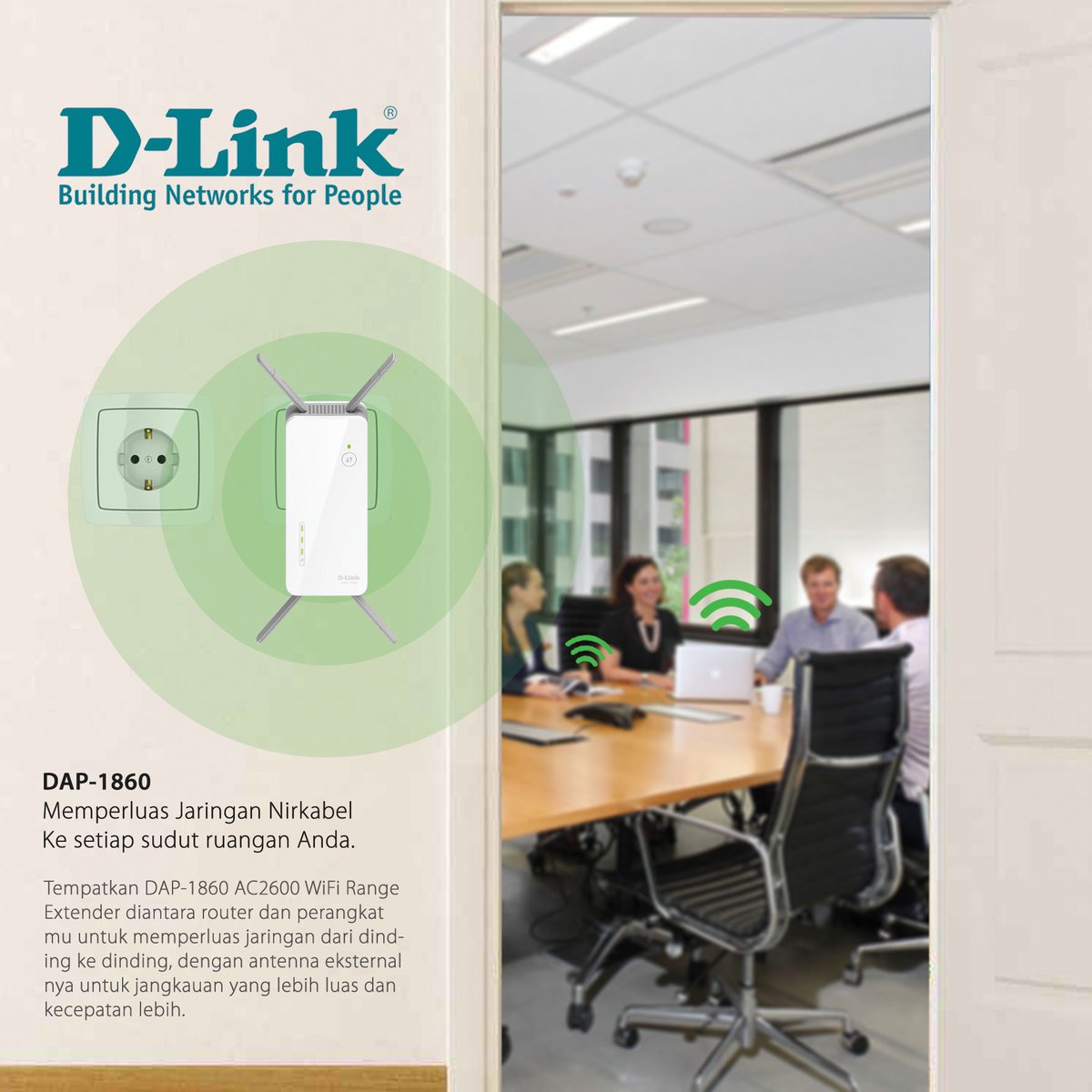 DlinkID's tweet photo. Dengan DAP-1860 perluas jaringan nirkabel ke setiap sudut ruangan Anda :)
.
.
#DLinkID #DLink #Extender #AccessPoint #WirelessAC https://t.co/rkFveVTxw5
