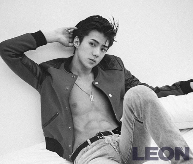 Koreaboo's tweet photo. We think Sehun just broke the internet....Too much sexy for us to handle on the January 2018 Edition of Leon Korea Magazine 😍 😱 😍 @weareoneEXO #SEHUN https://t.co/Y67p5OAiEs